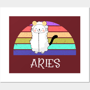 Cat Horoscope Aries Posters and Art